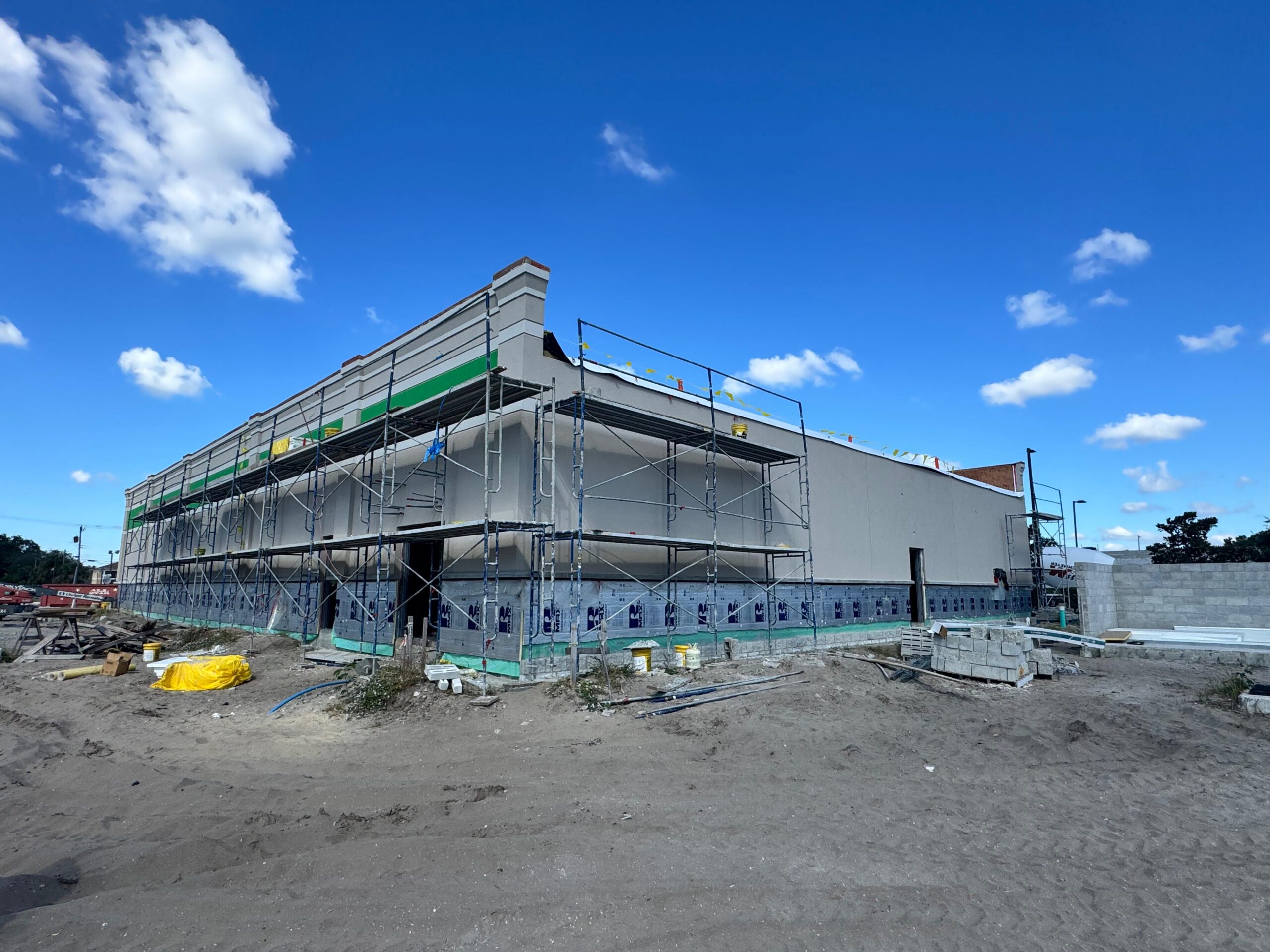 An AXIS home under construction
