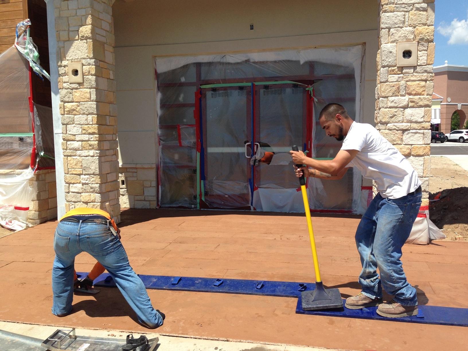 COLORED and STAMPED CONCRETE Axis Construction Florida